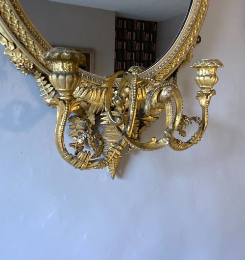 PAIR OF 19TH CENTURY GILT MIRRORS - ADDITIONAL PHOTO 12