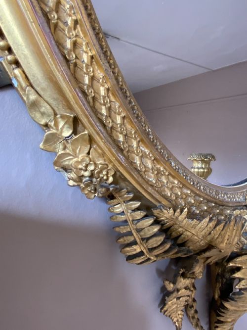PAIR OF 19TH CENTURY GILT MIRRORS - ADDITIONAL PHOTO 7