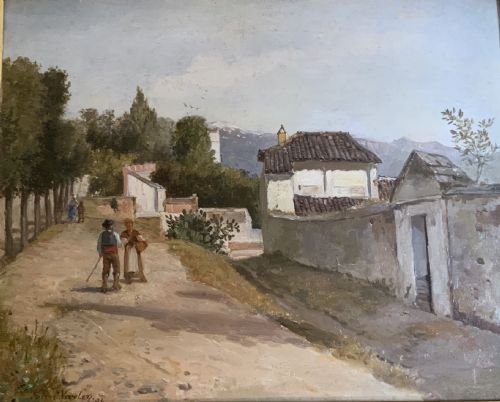 OIL PAINTING ON PANEL BY VARLEY - ADDITIONAL PHOTO 1