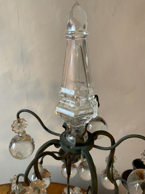 A PAIR OF 19TH CENTURY CANDELABRA - ADDITIONAL PHOTO 4