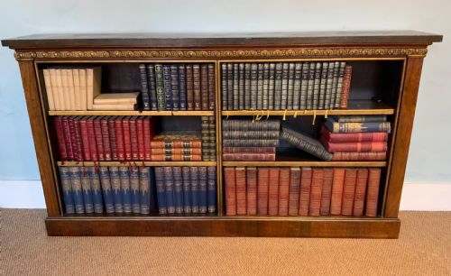 REGENCY ROSEWOOD OPEN BOOKCASE - ADDITIONAL PHOTO 2