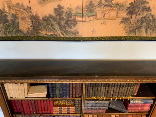 REGENCY ROSEWOOD OPEN BOOKCASE - ADDITIONAL PHOTO 3