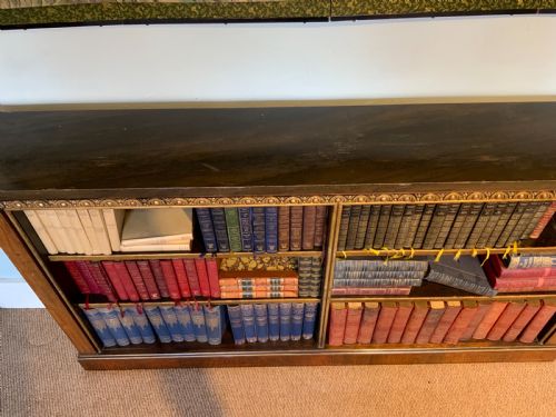 REGENCY ROSEWOOD OPEN BOOKCASE - ADDITIONAL PHOTO 4