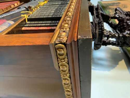 REGENCY ROSEWOOD OPEN BOOKCASE - ADDITIONAL PHOTO 8
