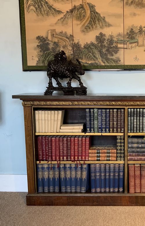 REGENCY ROSEWOOD OPEN BOOKCASE - ADDITIONAL PHOTO 9