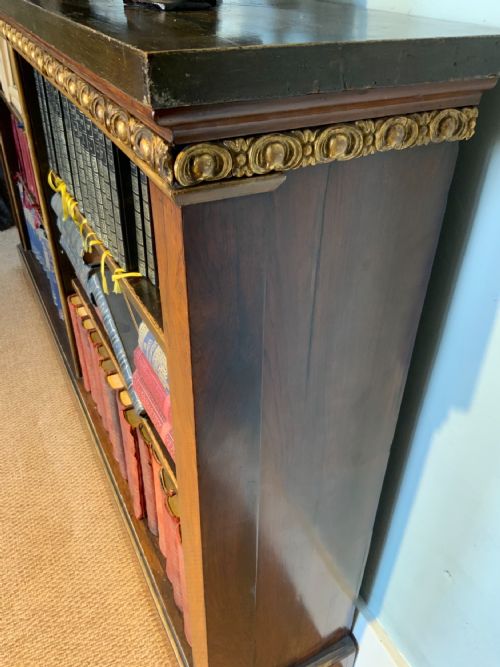 REGENCY ROSEWOOD OPEN BOOKCASE - ADDITIONAL PHOTO 7