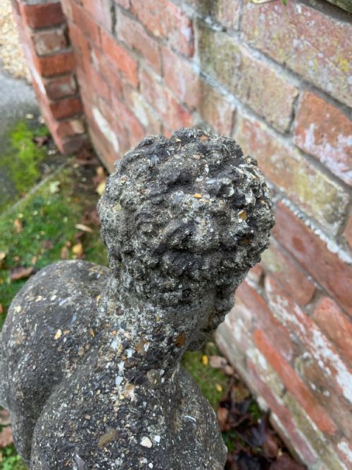 A STONE FIGURE OF HERCULES - ADDITIONAL PHOTO 5