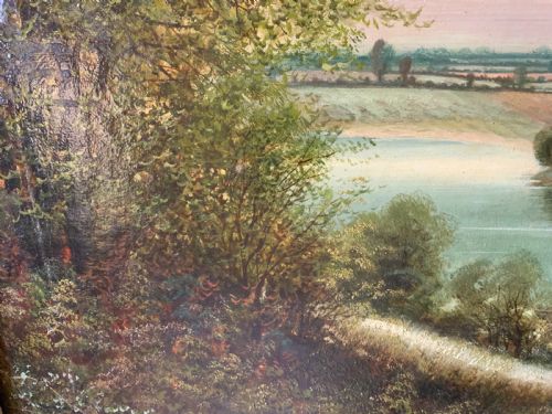 EXTENSIVE OIL PAINTING ON CANVAS - ADDITIONAL PHOTO 5