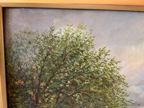 EXTENSIVE OIL PAINTING ON CANVAS - ADDITIONAL PHOTO 6
