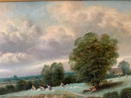 EXTENSIVE OIL PAINTING ON CANVAS - ADDITIONAL PHOTO 7