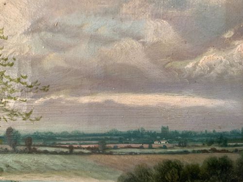 EXTENSIVE OIL PAINTING ON CANVAS - ADDITIONAL PHOTO 8
