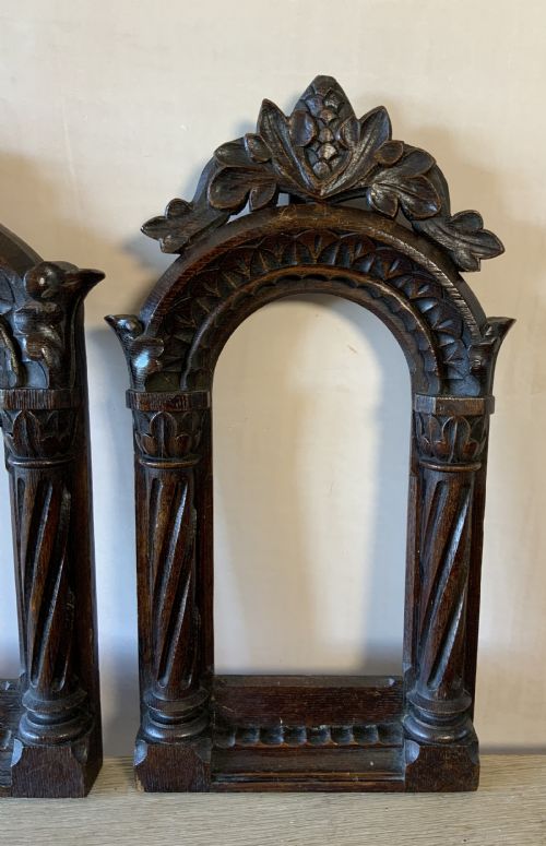 SET OF 19TH CENTURY CARVED OAK PICTURE FRAMES - ADDITIONAL PHOTO 14