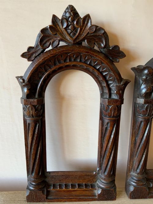 SET OF 19TH CENTURY CARVED OAK PICTURE FRAMES - ADDITIONAL PHOTO 15