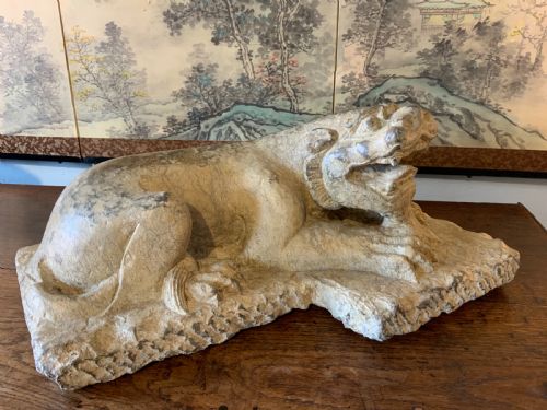 a chinese stone sculpture - CATEGORY: ANTIQUE SCULPTURES - DATED BEFORE 1700