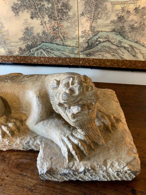 A CHINESE STONE SCULPTURE - ADDITIONAL PHOTO 3