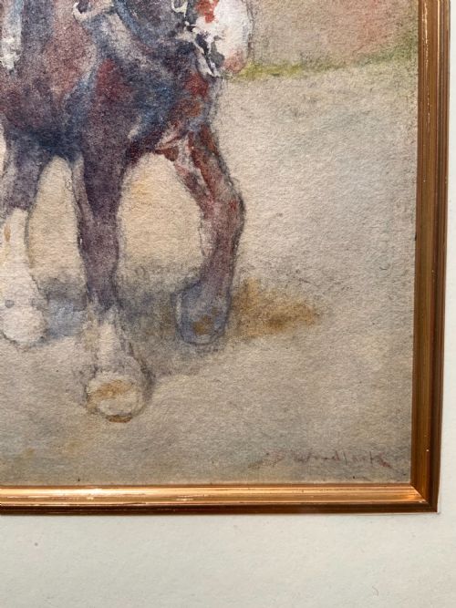 WATERCOLOUR PAINTING BY DAVID WOODLOCK - ADDITIONAL PHOTO 1