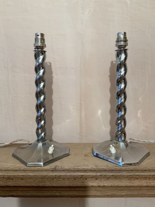 pair of table lamps - CATEGORY: ANTIQUE LIGHTING - DATED 1930