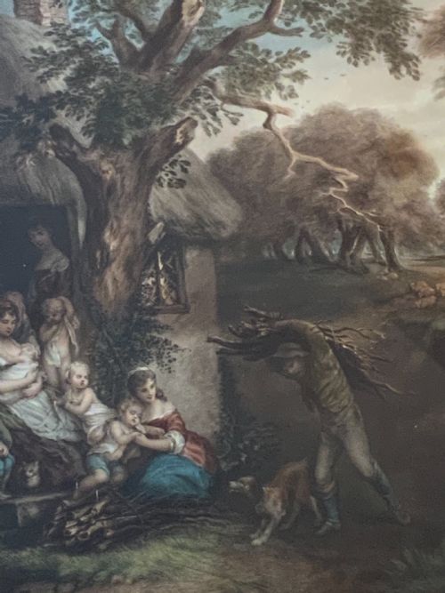 PAIR OF 19TH CENTURY MEZZOTINT - ADDITIONAL PHOTO 1