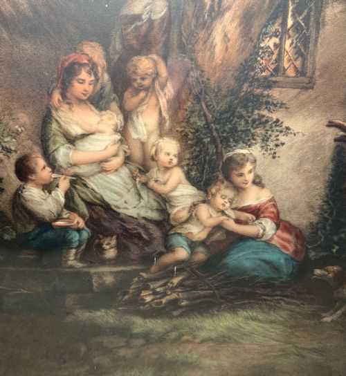 PAIR OF 19TH CENTURY MEZZOTINT - ADDITIONAL PHOTO 3