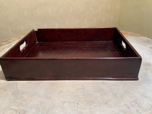 GEORGIAN MAHOGANY TRAY - ADDITIONAL PHOTO 2