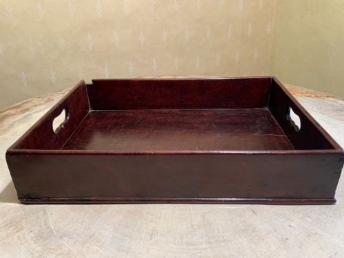 GEORGIAN MAHOGANY TRAY - ADDITIONAL PHOTO 3