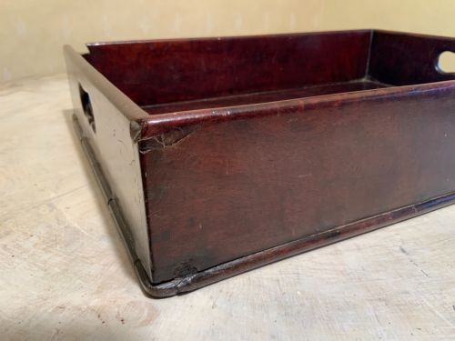GEORGIAN MAHOGANY TRAY - ADDITIONAL PHOTO 4