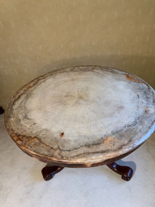 MAHOGANY CENTRE DINING TABLE - ADDITIONAL PHOTO 1