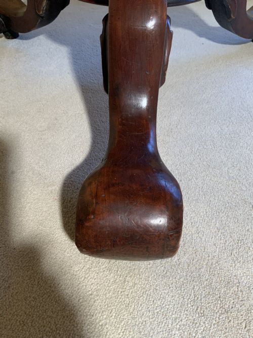MAHOGANY CENTRE DINING TABLE - ADDITIONAL PHOTO 10