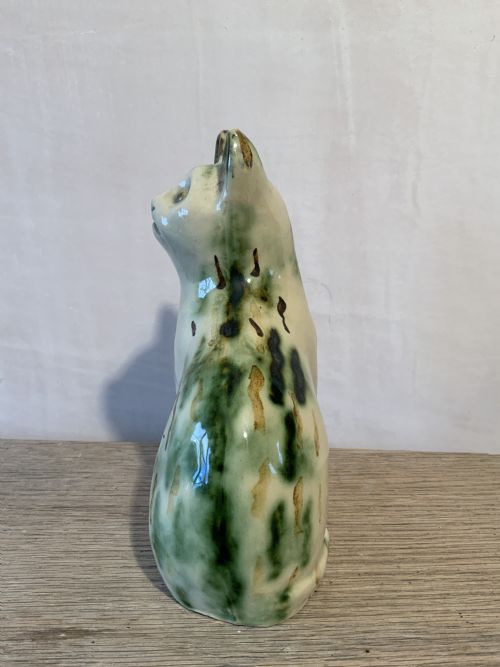 LATE GEORGIAN POTTERY CAT - ADDITIONAL PHOTO 1