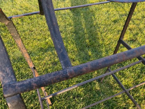 19TH CENTURY IRON SADDLE HORSE - ADDITIONAL PHOTO 5