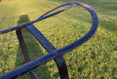 19TH CENTURY IRON SADDLE HORSE - ADDITIONAL PHOTO 10