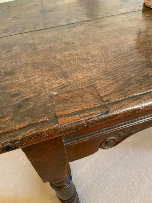 17TH CENTURY OAK SIDE TABLE - ADDITIONAL PHOTO 4
