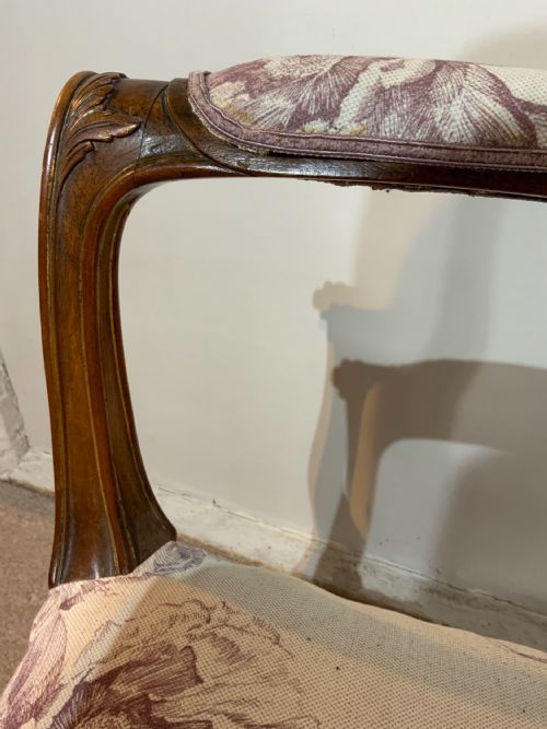 A 19TH CENTURY FRENCH STOOL - ADDITIONAL PHOTO 7