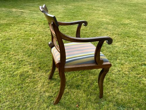 PAIR OF REGENCY ARM CHAIRS - ADDITIONAL PHOTO 9