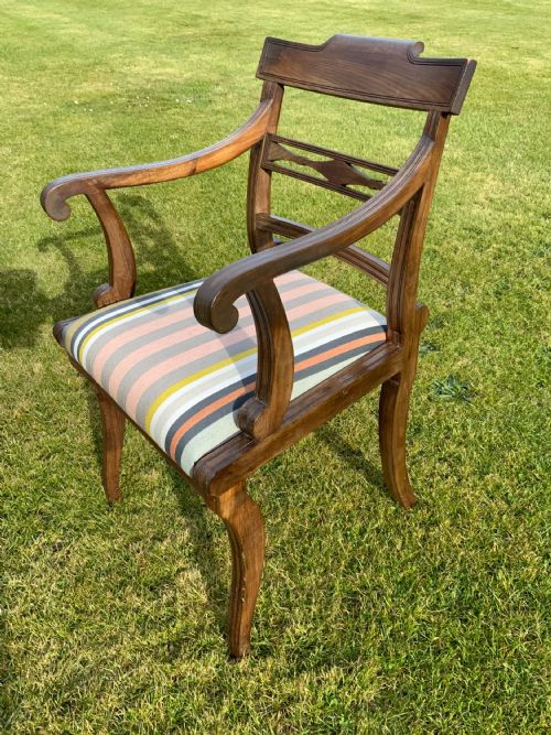 PAIR OF REGENCY ARM CHAIRS - ADDITIONAL PHOTO 2