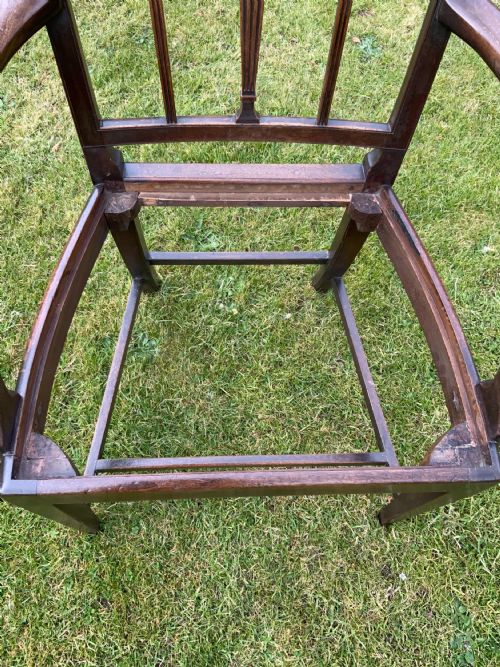 GEORGIAN MAHOGANY ELBOW CHAIR - ADDITIONAL PHOTO 2