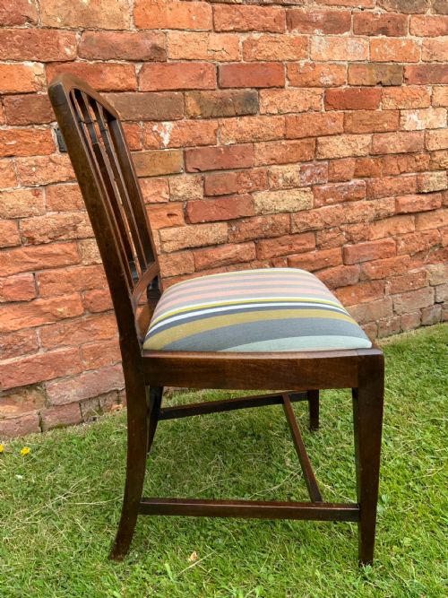 SET OF SIX GEORGIAN MAHOGANY DINING CHAIRS - ADDITIONAL PHOTO 2