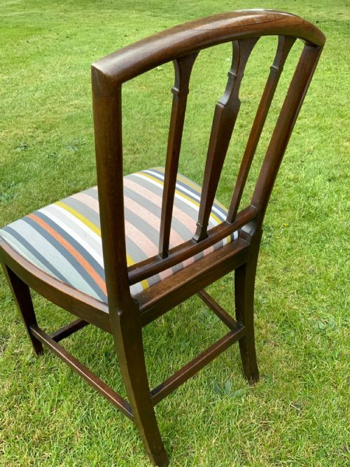 SET OF SIX GEORGIAN MAHOGANY DINING CHAIRS - ADDITIONAL PHOTO 9