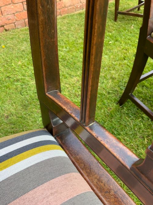 SET OF SIX GEORGIAN MAHOGANY DINING CHAIRS - ADDITIONAL PHOTO 13