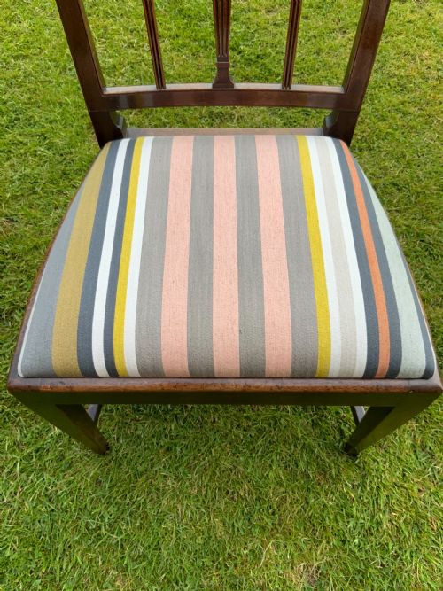 SET OF SIX GEORGIAN MAHOGANY DINING CHAIRS - ADDITIONAL PHOTO 14