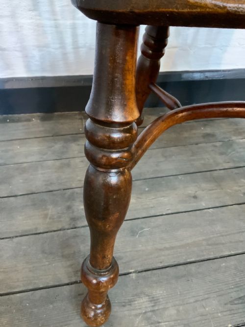 YEW TREE LOW BACK WINDSOR ARM CHAIR - ADDITIONAL PHOTO 3