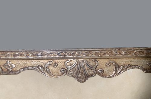 SILVER GILT FRAMED WALL MIRROR - ADDITIONAL PHOTO 1