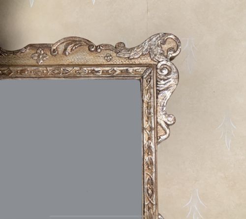 SILVER GILT FRAMED WALL MIRROR - ADDITIONAL PHOTO 2