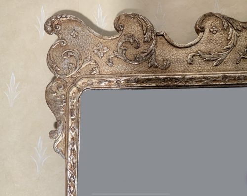 SILVER GILT FRAMED WALL MIRROR - ADDITIONAL PHOTO 5