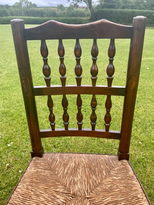 EIGHT EARLY 19TH CENTURY ELM DINING CHAIRS - ADDITIONAL PHOTO 9