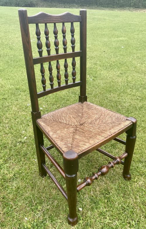 EIGHT EARLY 19TH CENTURY ELM DINING CHAIRS - ADDITIONAL PHOTO 11
