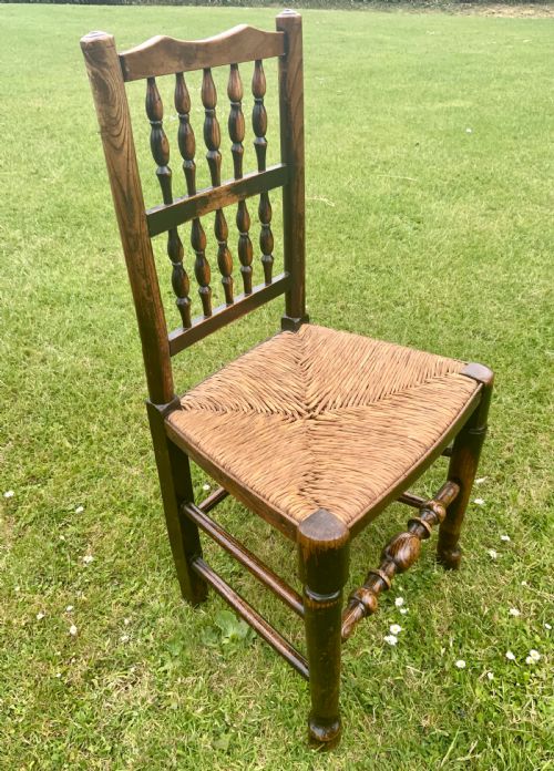 EIGHT EARLY 19TH CENTURY ELM DINING CHAIRS - ADDITIONAL PHOTO 14