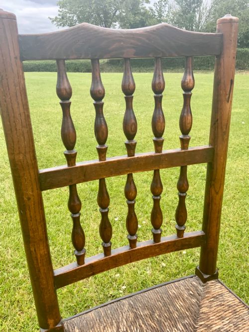 EIGHT EARLY 19TH CENTURY ELM DINING CHAIRS - ADDITIONAL PHOTO 16