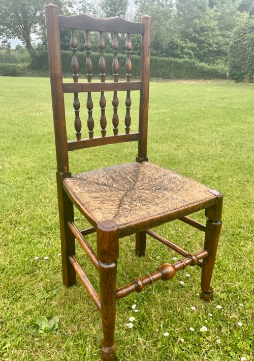EIGHT EARLY 19TH CENTURY ELM DINING CHAIRS - ADDITIONAL PHOTO 20