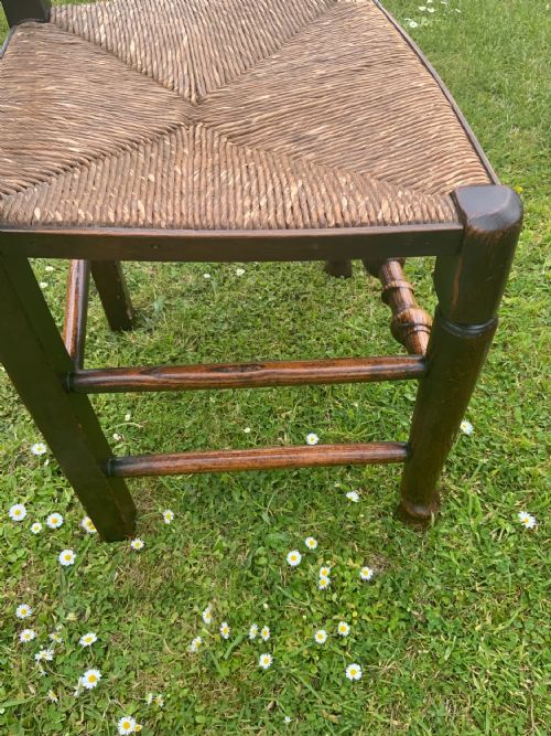 EIGHT EARLY 19TH CENTURY ELM DINING CHAIRS - ADDITIONAL PHOTO 4